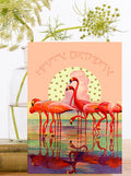 Hand Glittered Birthday Card