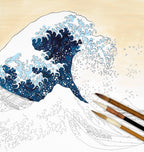 Hokusai Artists' Colouring Book