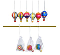 Tinplate Hot Air Balloon Decoration - Box of 10 pcs