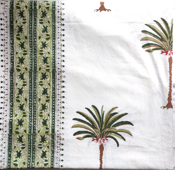 Palm Tree Green XXL Tablecloth - 70x134