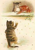 XM122P ~ Hand Glittered Christmas Card