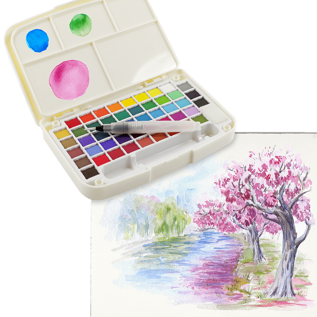 Kit d'aquarelle pour artiste