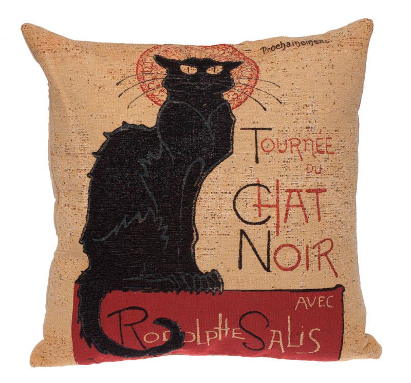 Housse de coussin Le Chat Noir