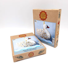 Load image into Gallery viewer, Swan a-swimming Felt Craft Mini Kit