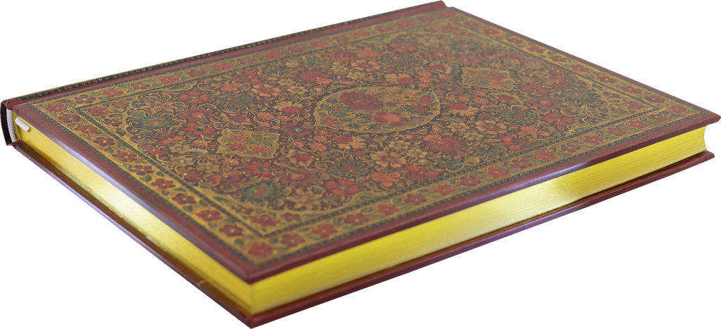 Journal floral doré