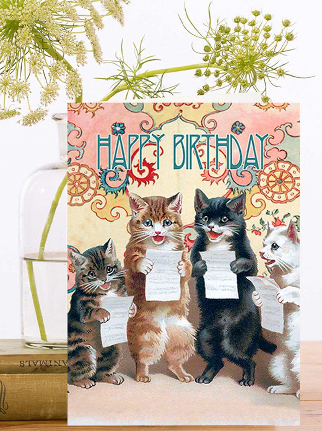 The Cat Choir Birthday Card