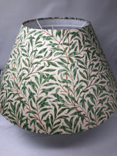 Load image into Gallery viewer, Willow Bough - Green - 17.5&quot;x8.75&quot; Empire Shade - White Interior/William Morris