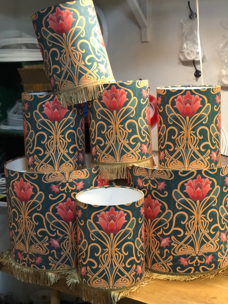 Art Nouveau Lampshade