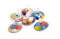 Tinplate Mini Tops - Colors (Display 20 Units)