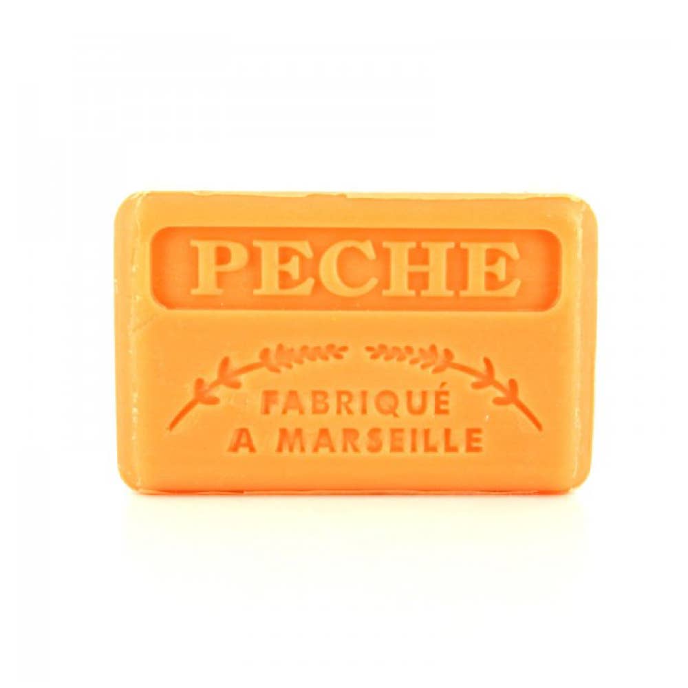 Peach - French soap with organic shea butter 125g