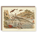 Dinosaurs greeting card