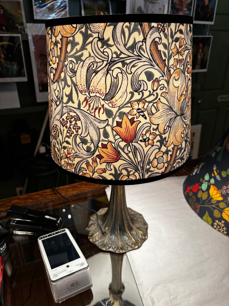 The Golden Lily Lampshade