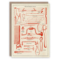 Woodworker’s Tools greeting card