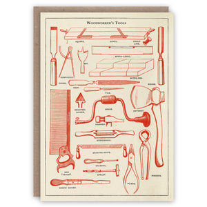Woodworker’s Tools greeting card