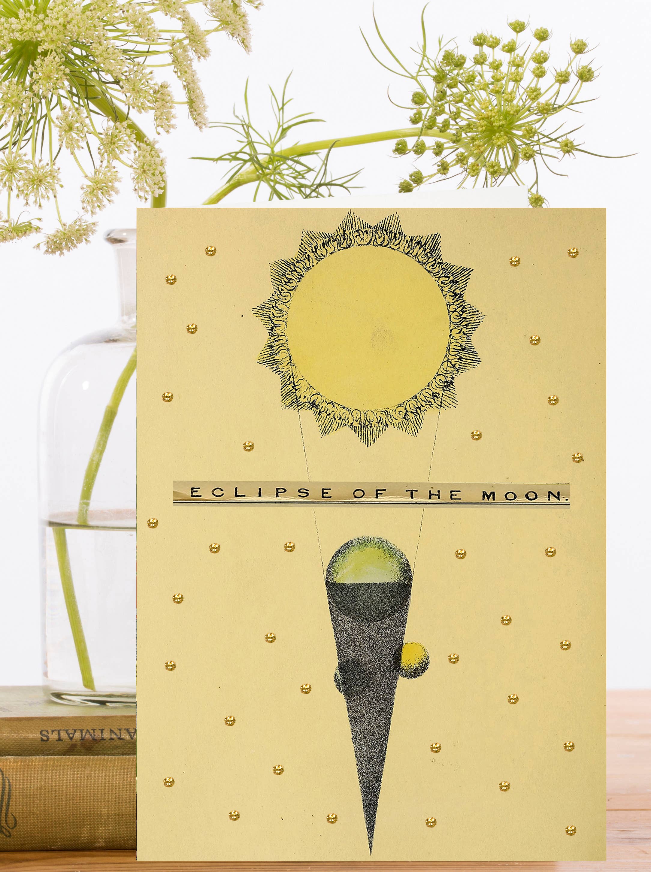 RS330P ~ Hand Glittered Greeting Card