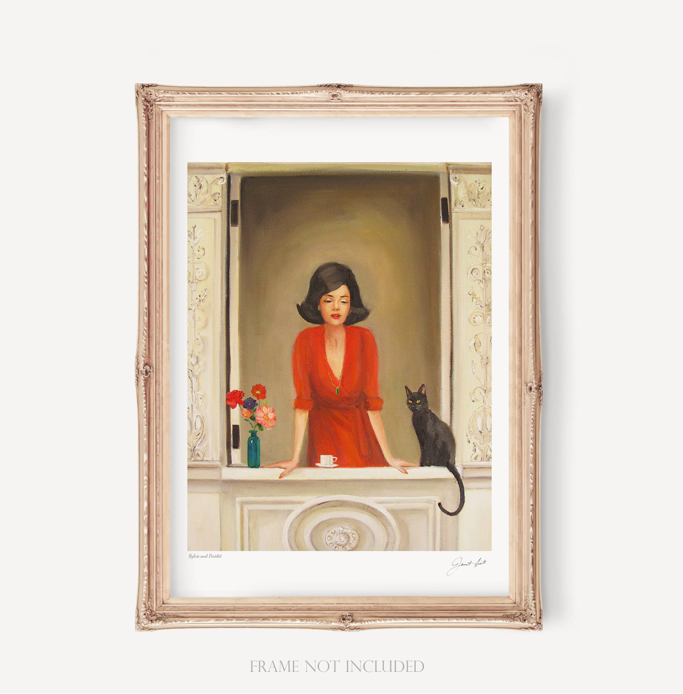 Sylvie and Peridot. 12"x15.5" Art Print