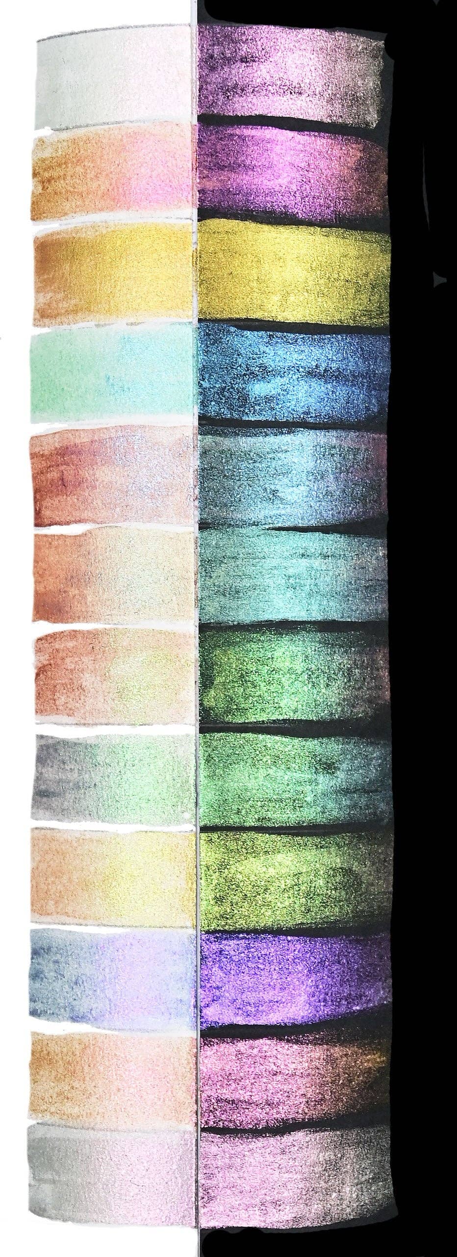 Coffret de peinture aquarelle irisée Chameleon (12 couleurs)