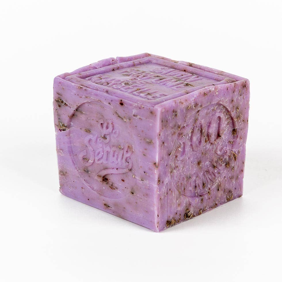 Marseille soap block - 300g - Crushed Lavender Flowers