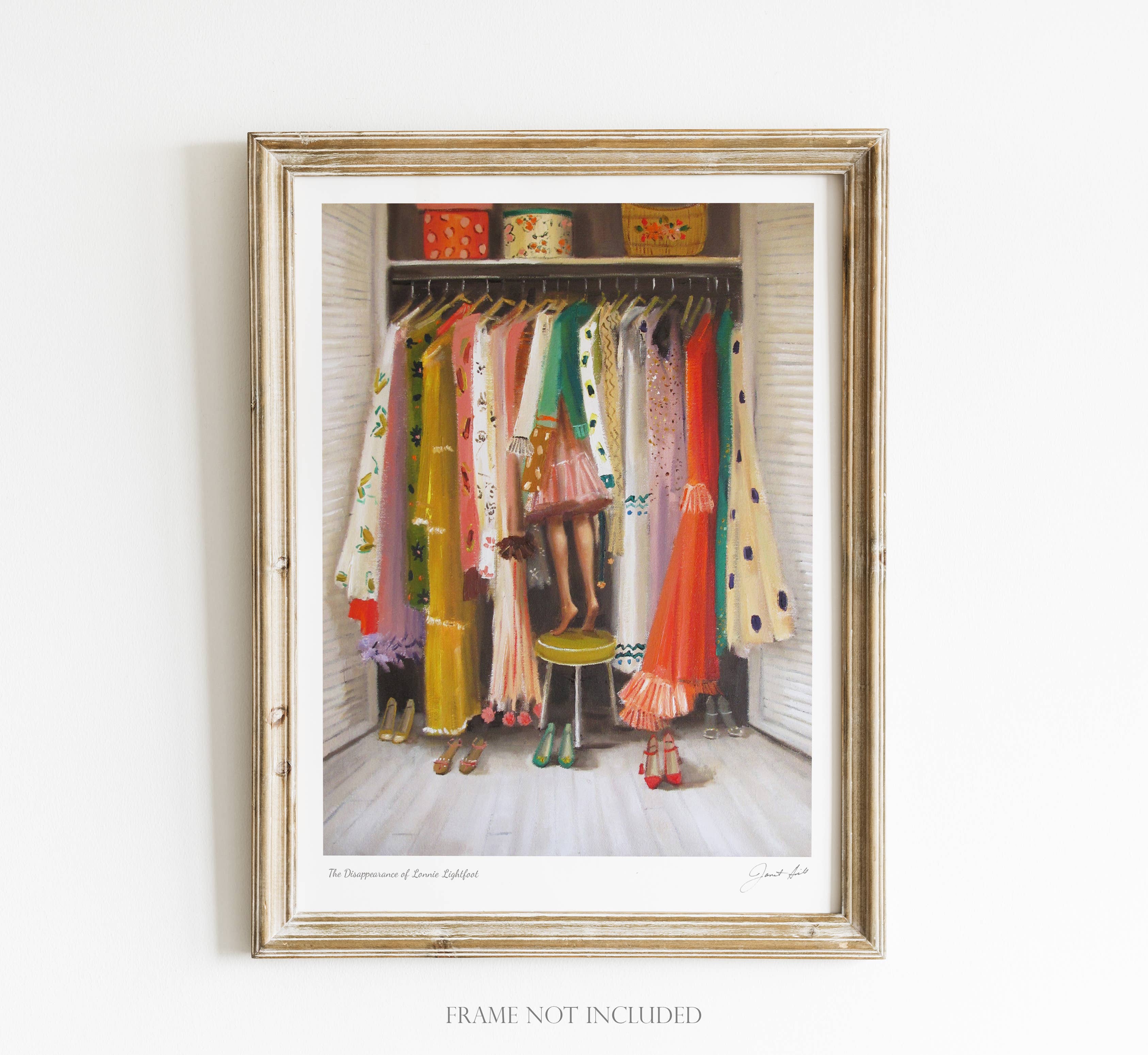 La disparition de Lonnie Lightfoot - Impression d'art - 8,5" X 11"