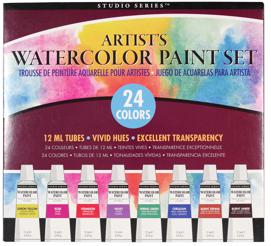 Coffret de peinture aquarelle pour artistes de la série Studio