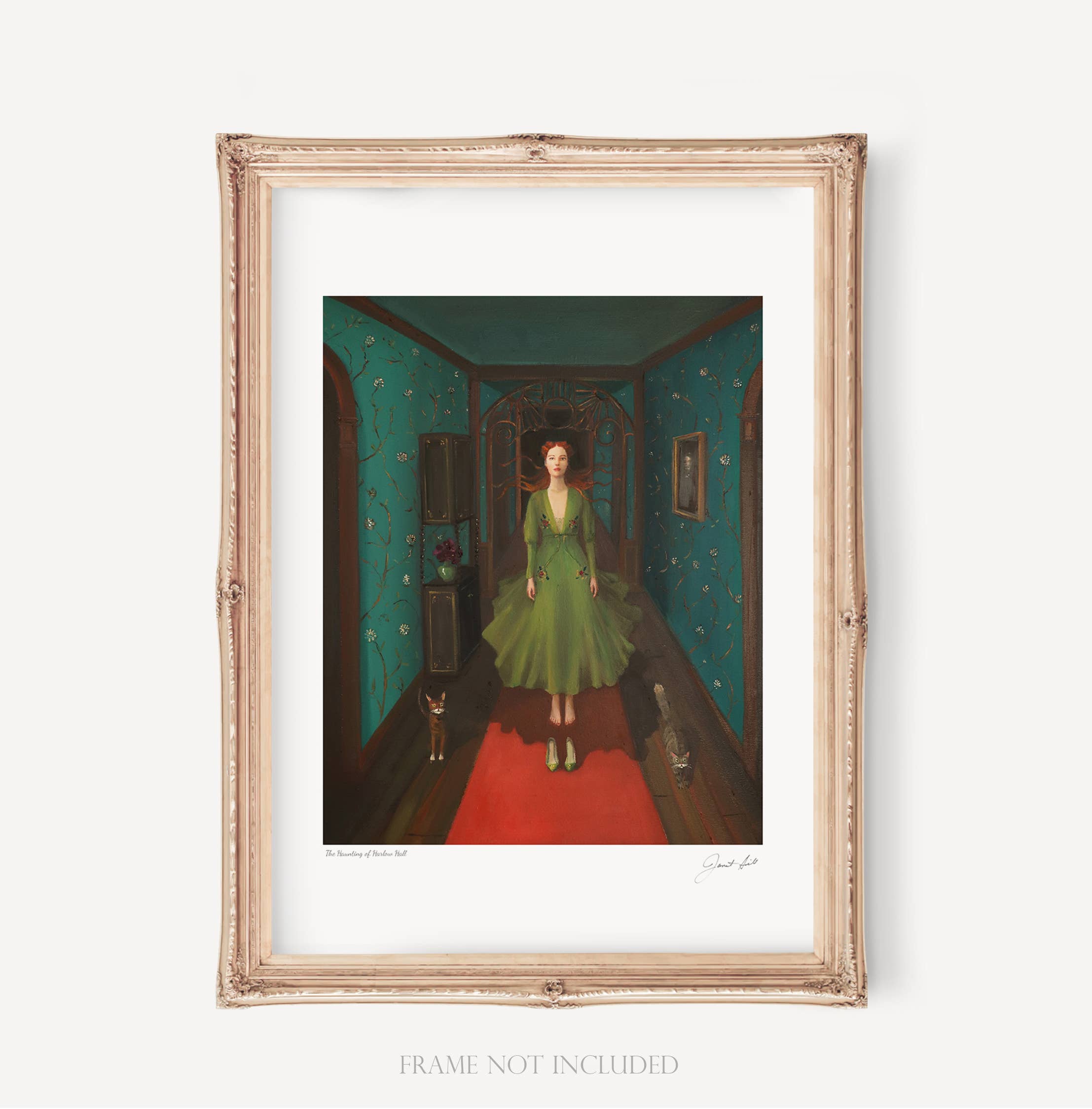 Impression d'art de The Haunting of Harlow Hall - 11"x13.5"