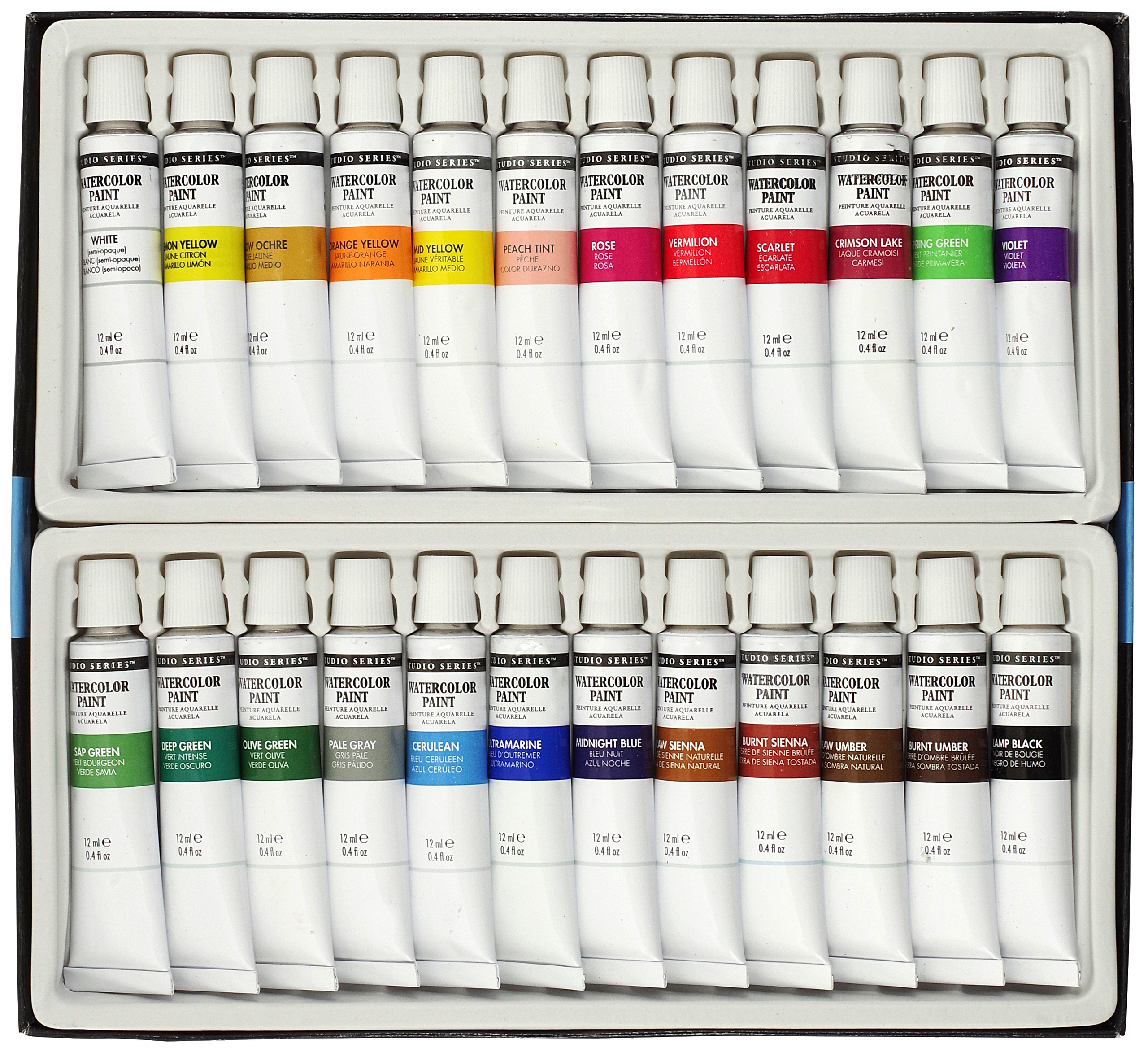 Coffret de peinture aquarelle pour artistes de la série Studio