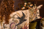 Golden Hour Opera Duster Kimono Robe w/ boho floral print