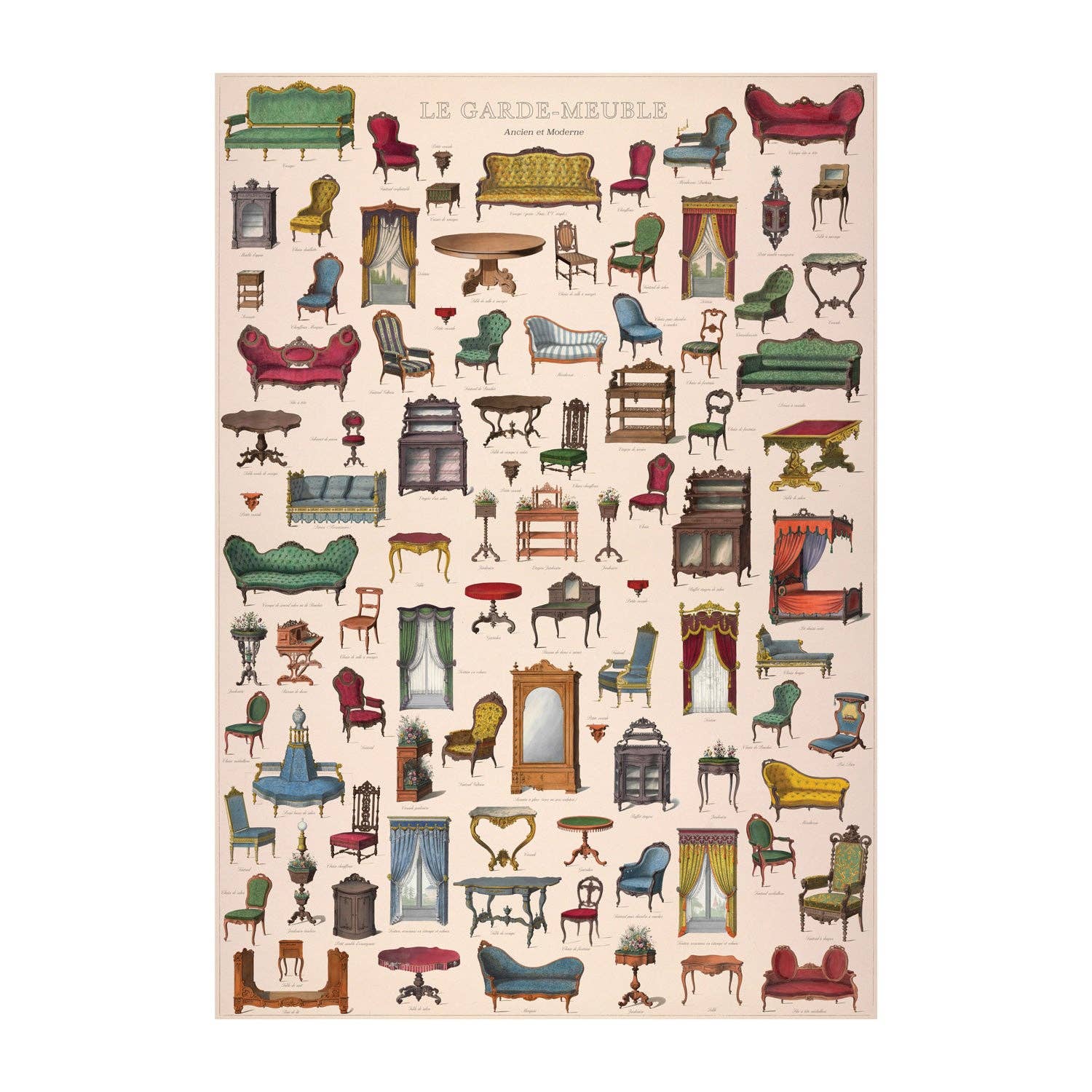 Antique furniture / Le Garde-Meuble gift wrap