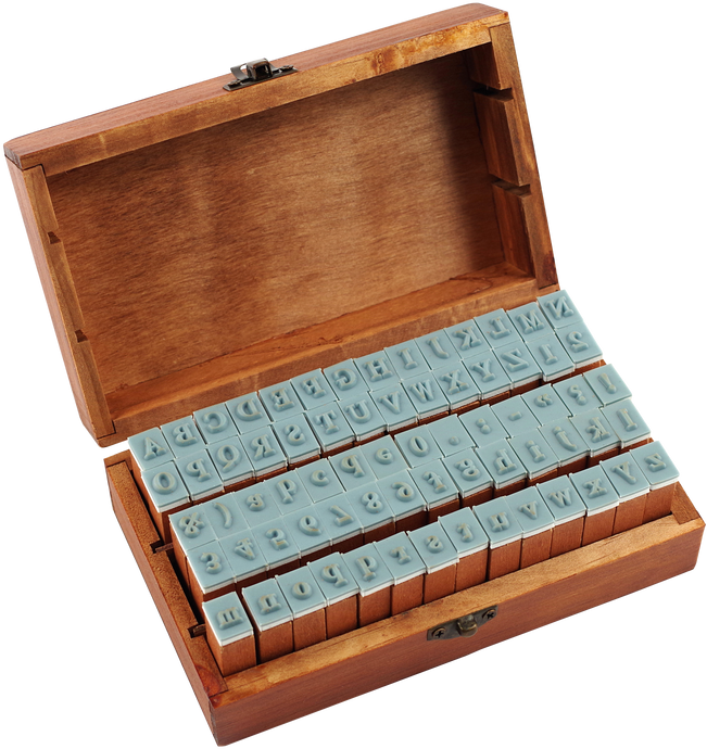 Studio Series Letterpress Stamp Set