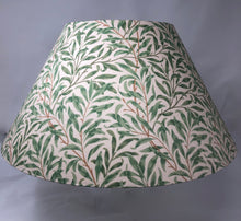 Load image into Gallery viewer, Willow Bough - Green - 17.5&quot;x8.75&quot; Empire Shade - White Interior/William Morris