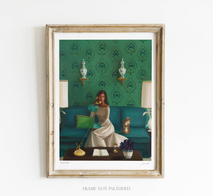 Crank Caller. Art Print 8.5