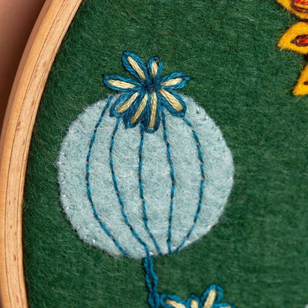 Botanical Appliqué Hoop Craft Kit