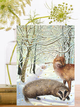 Load image into Gallery viewer, Hand Glittered Christmas Card