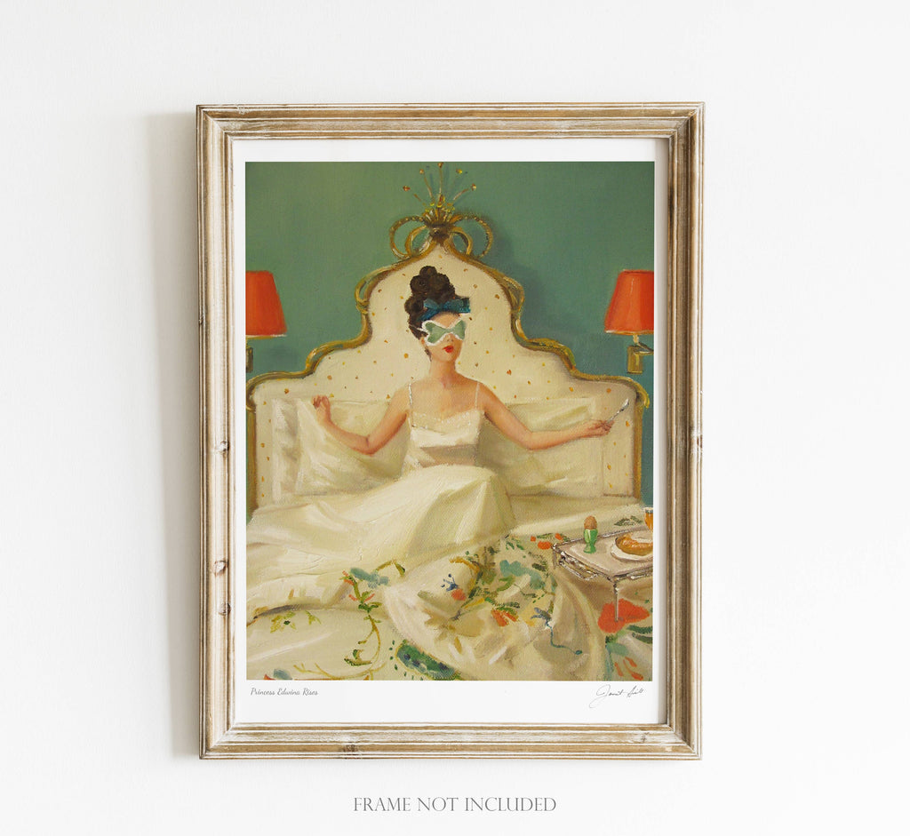 Impression d'art de la princesse Edwina Rises - 8,5" X 11"