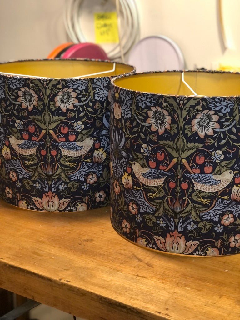 The Strawberry Thief Lampshade - Muted
