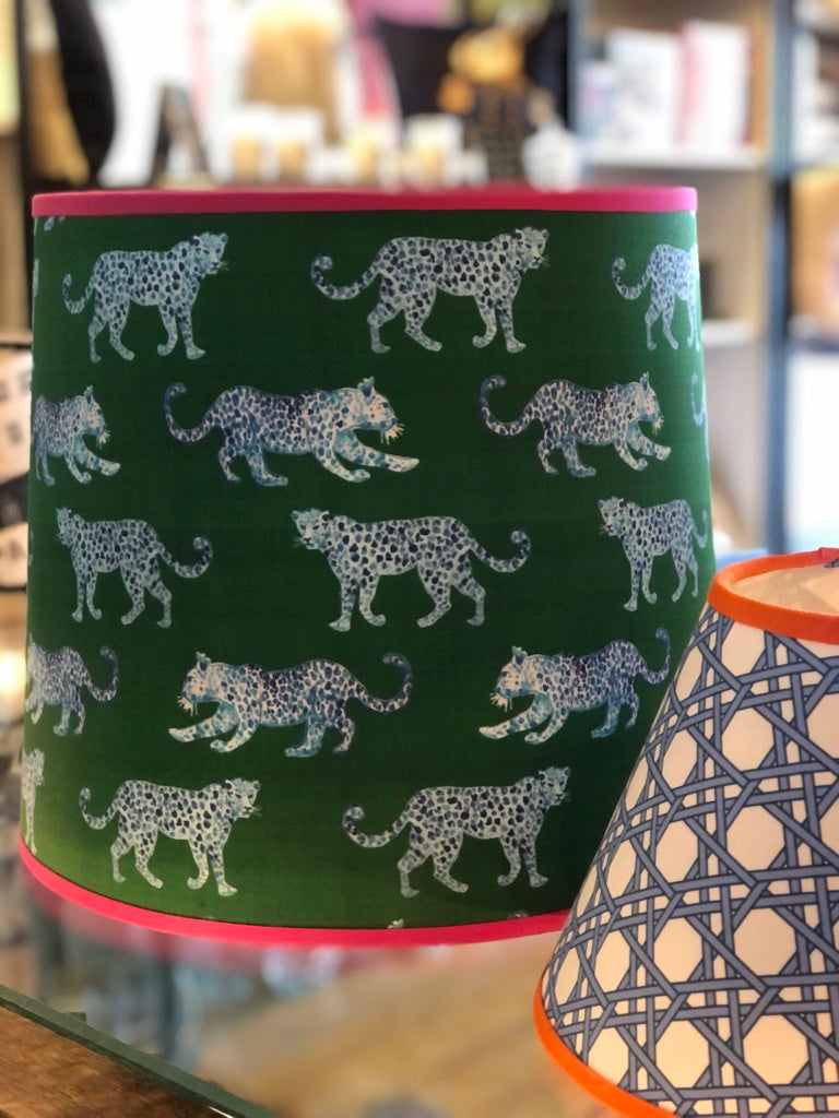 Emerald Cheetah Lampshade
