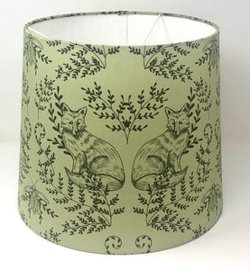 The Fern Shade in Green - Empire - White Interior - 10" top, 11.75" base, 10" high