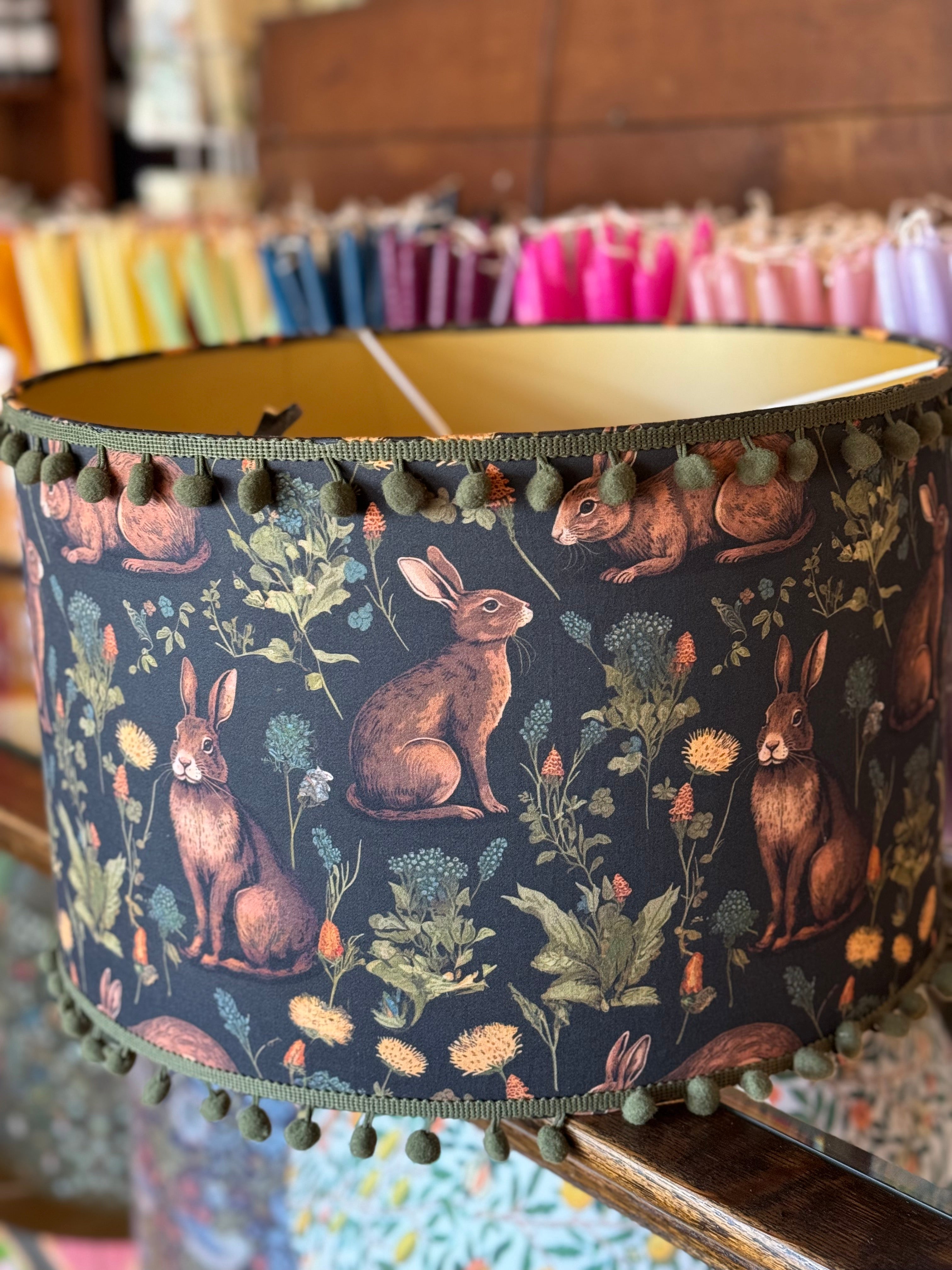 Rabbit Garden Lampshade