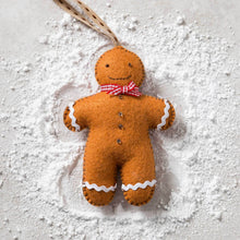 Load image into Gallery viewer, Gingerbread Man Felt Craft Mini Kit: English