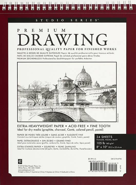 Premium Drawing Pad  8 x 10