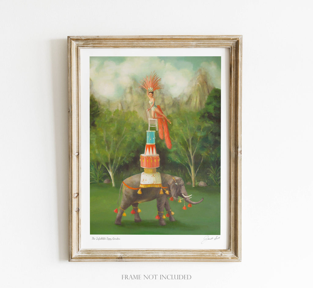 Impression d'art de l'infaillible Tippy Gordon - 8,5" X 11"