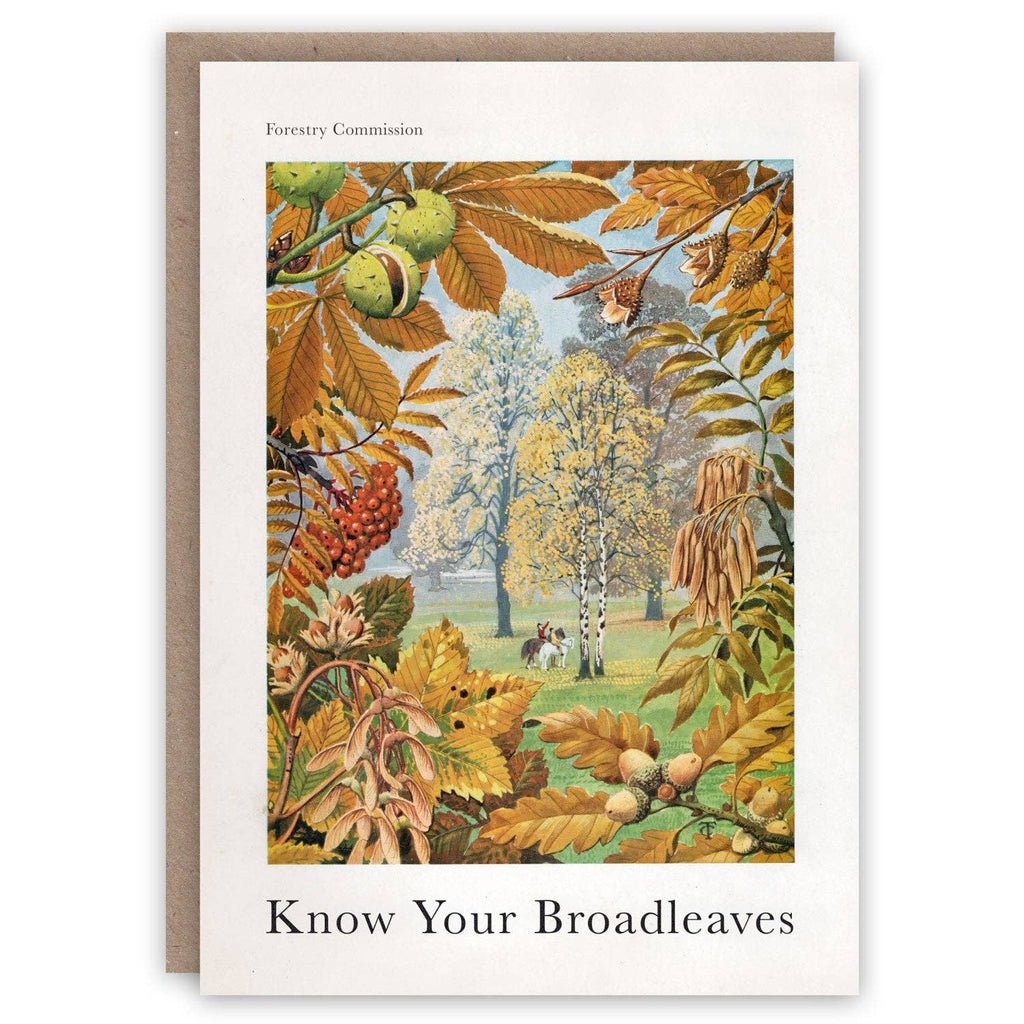Know Your Broadleaves greeting card