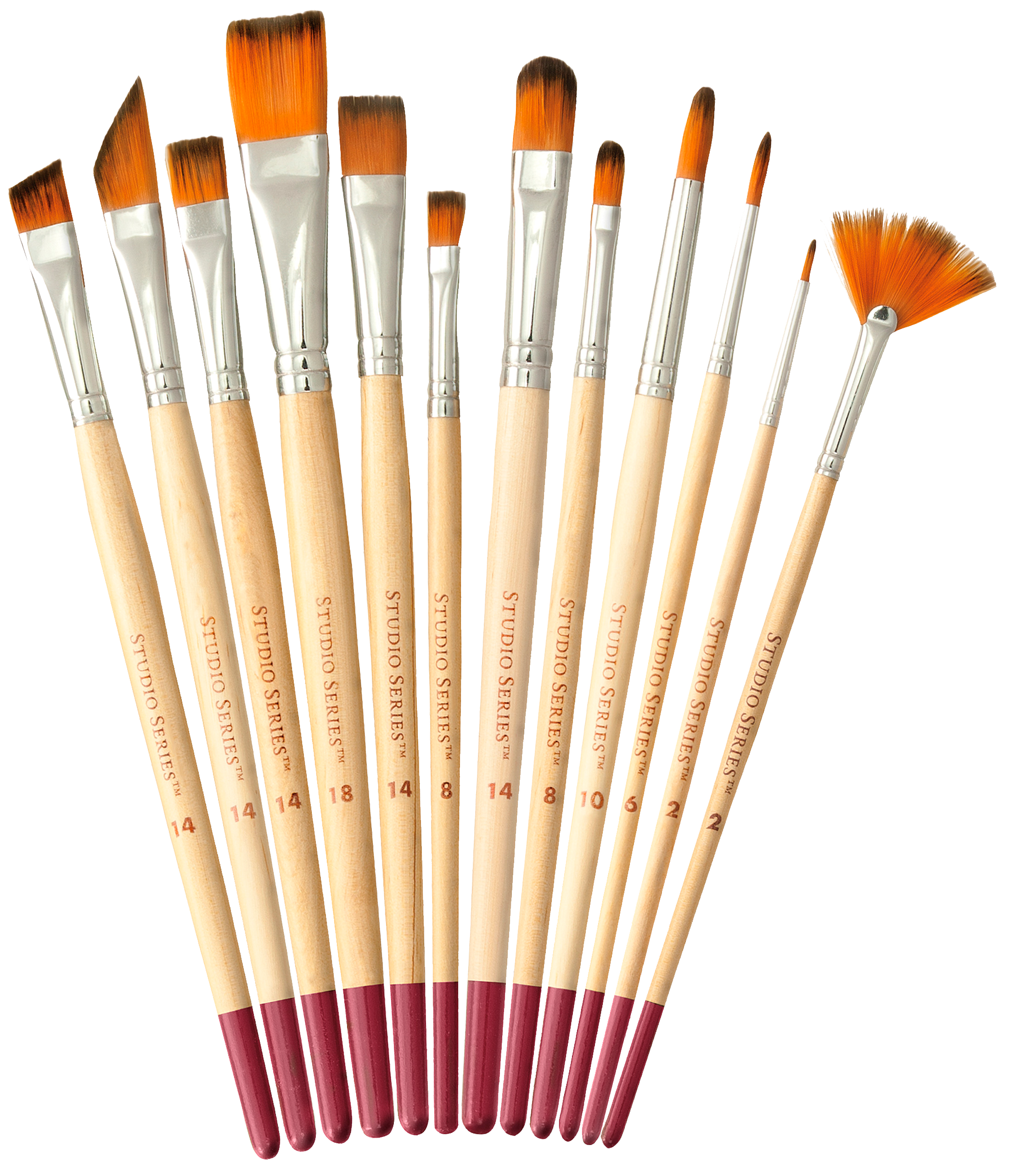 Ensemble de pinceaux d'artiste de la série Studio