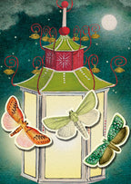 PU006P ~ Pop Up Greeting Card with Moths