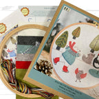 Skating on the Lake Felt Appliqué Hoop Kit