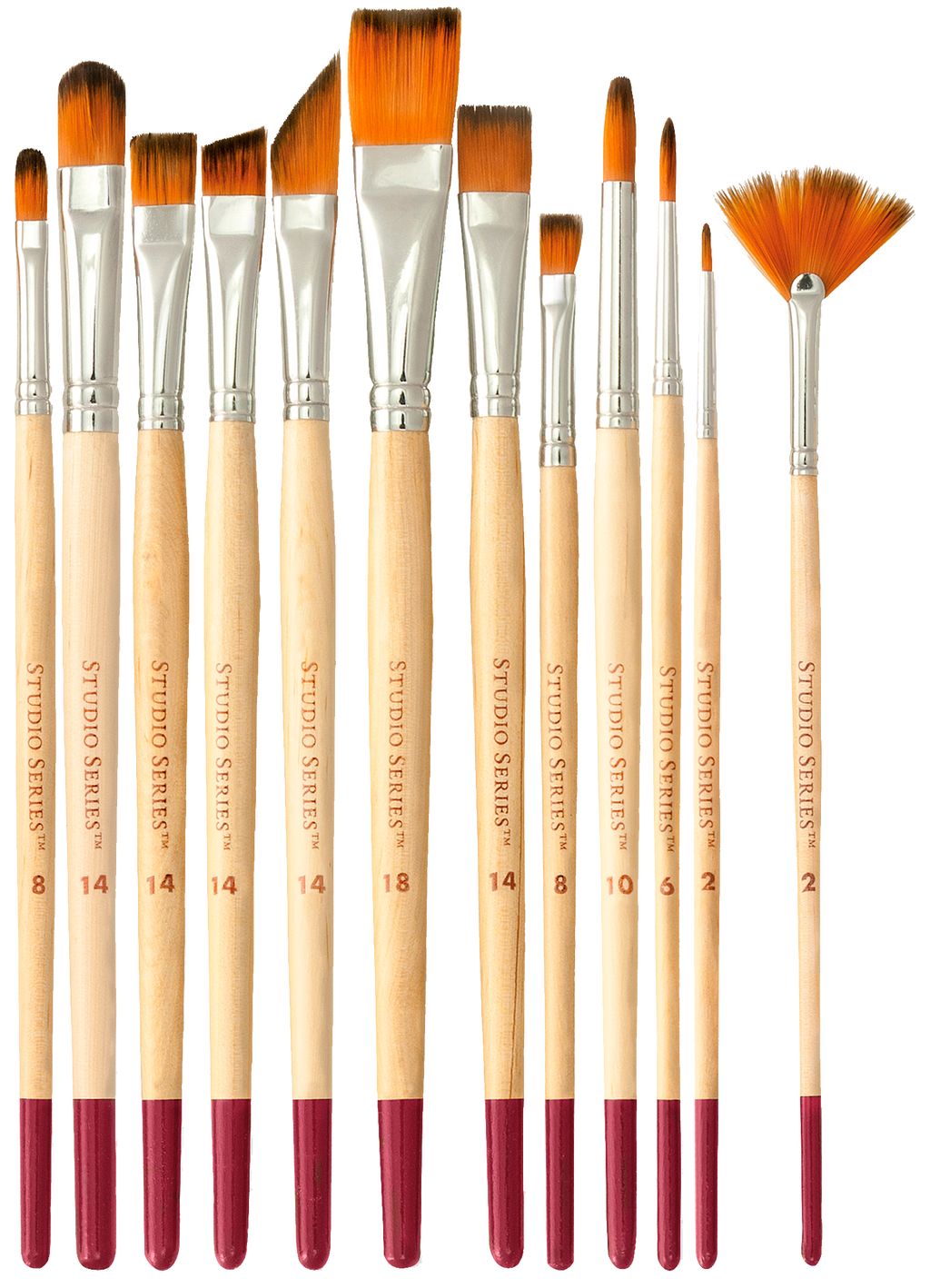 Ensemble de pinceaux d'artiste de la série Studio