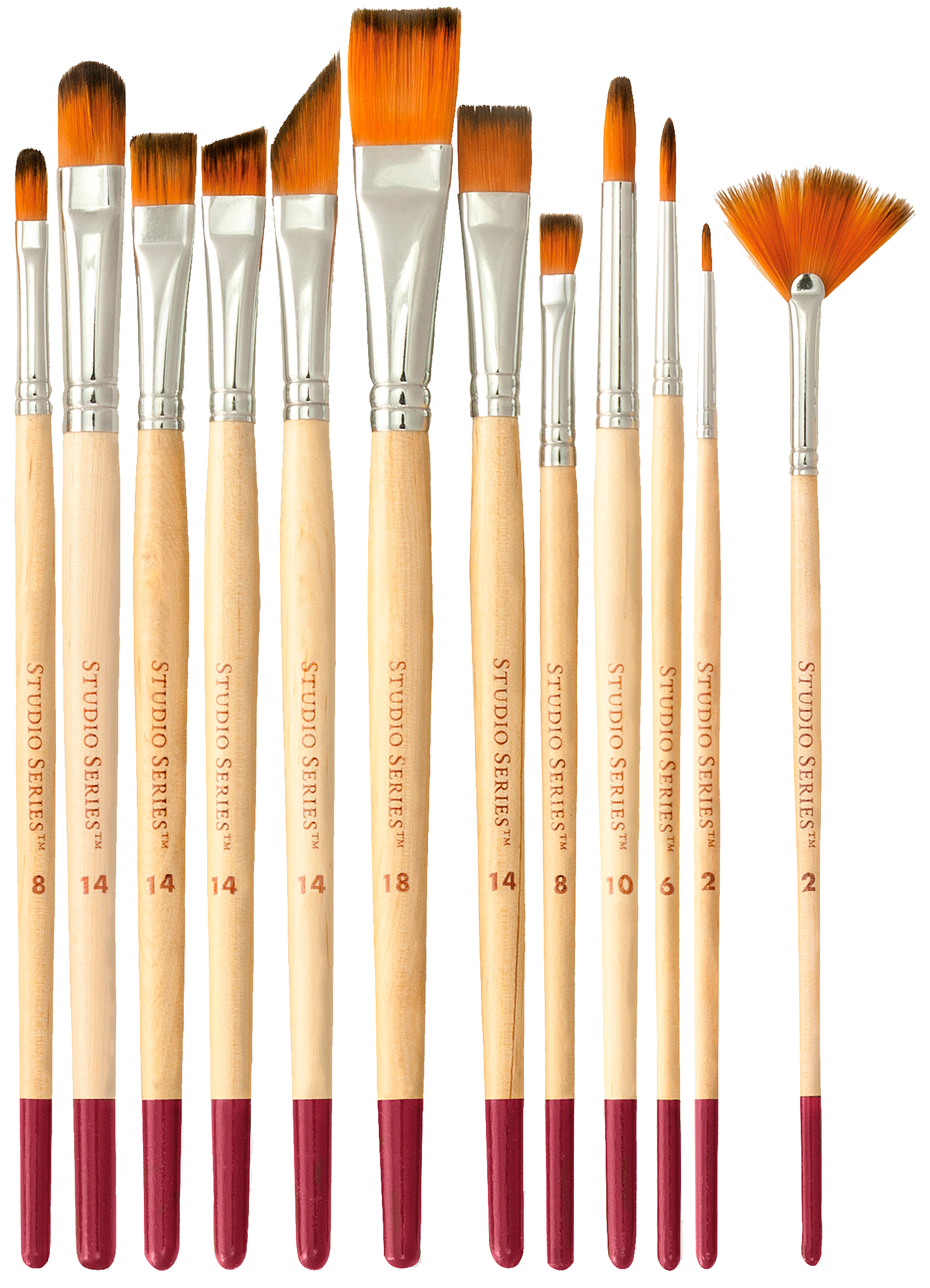 Ensemble de pinceaux d'artiste de la série Studio