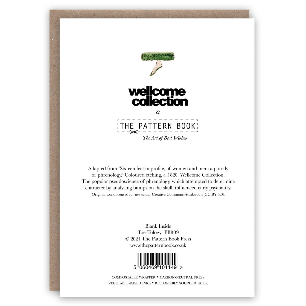 Toe-Tology greeting card