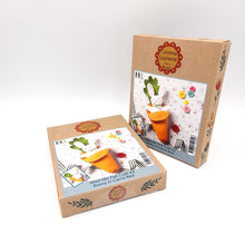 Load image into Gallery viewer, Bunny in Carrot Felt Craft Mini Kit: English