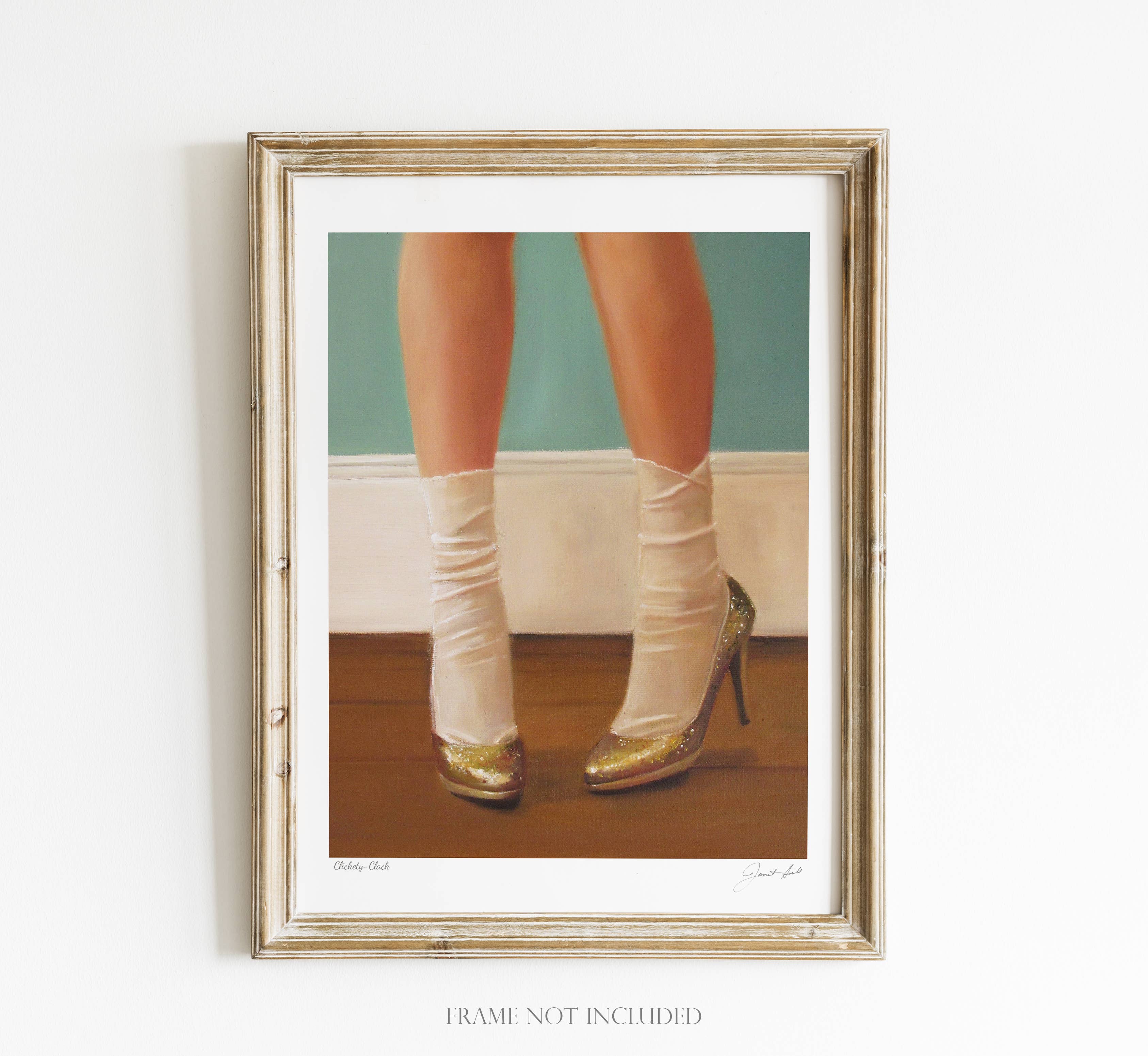 Clickety Clack Art Print - 8.5" X 11"